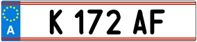 Truck License Plate